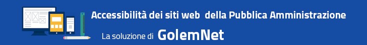 banner accessibilità siti web Golem Net